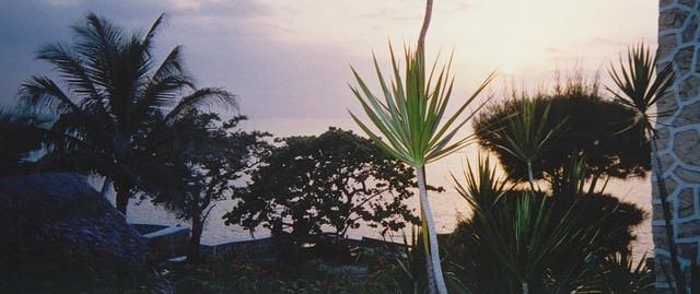 Sunset view from our balcony