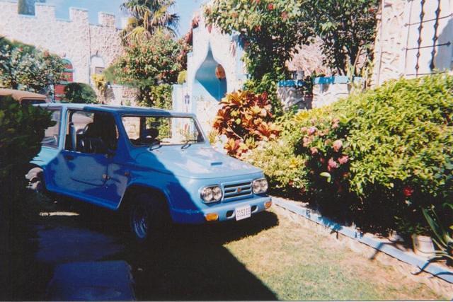 The front entrance to Blue Cave Castle