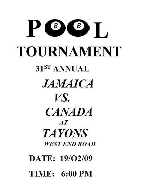 POOL tOURNAMENT