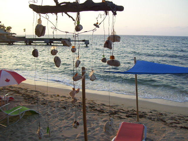 Places to eat, drink and swim.