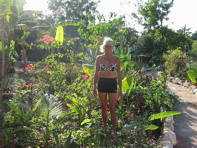 Gardening in paradise, my favourite off work activity