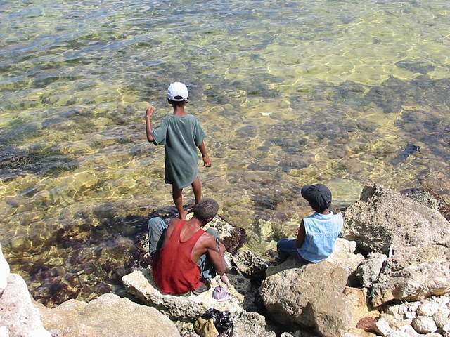 Fishing and scaling early morning by EZ