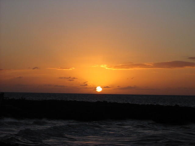 Sunset view a few steps away from Easy Rock