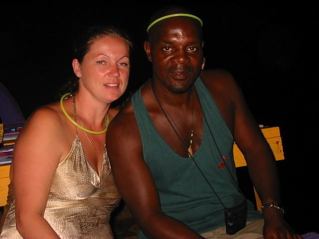 Jeff & Dee from the UK, in Negril for their wedding 27th August 2003