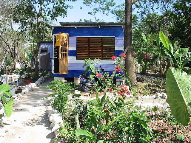 Half House gets it's verandah converted into a second room with lots of shutters so it has maximum light December 2003