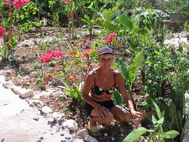 Gardening in Paradise, my favourite activity