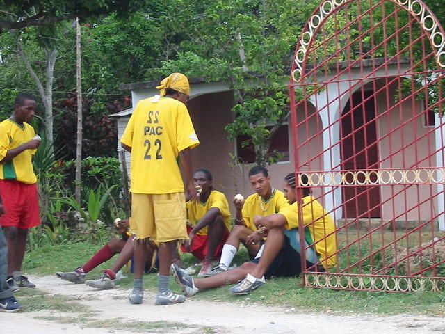 Team Captain 22 Pac coaches our side at half time