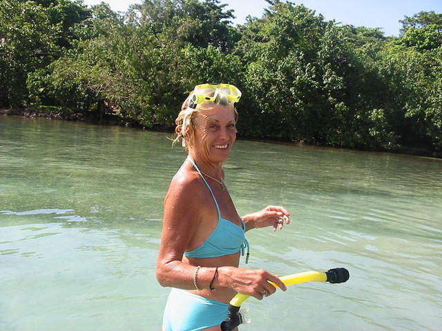 Whilst I snorkel