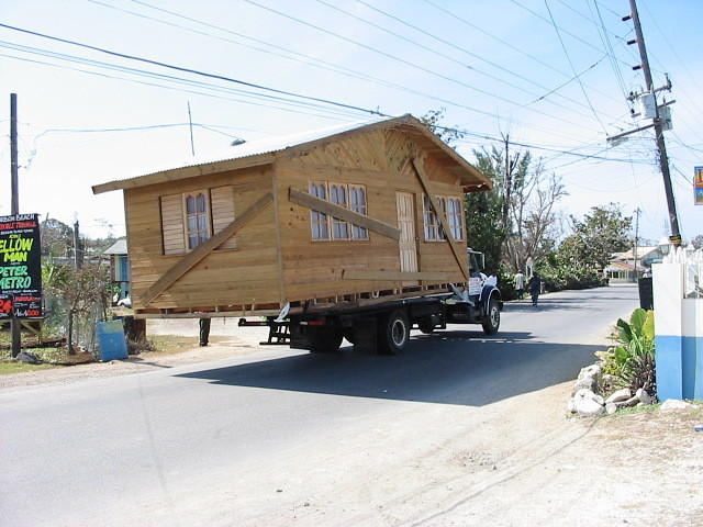 Unbelievable nah true! Look at the size of the truck to the size of the house lol! Remember my story?