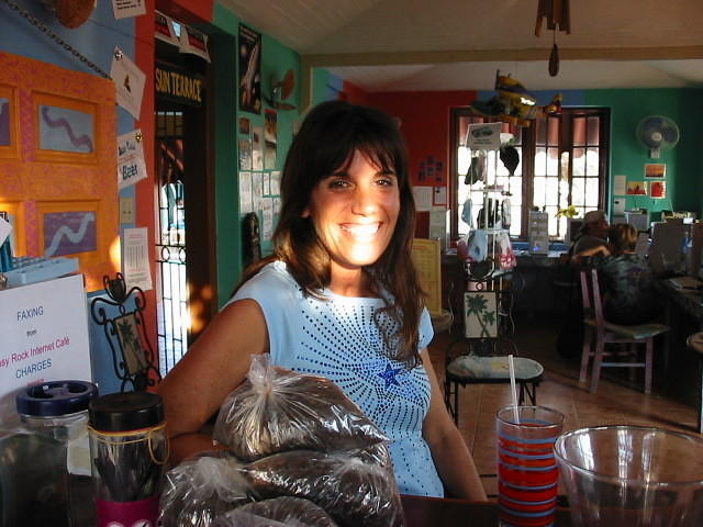 Sweet Beth in for her early morning Bloody Mary