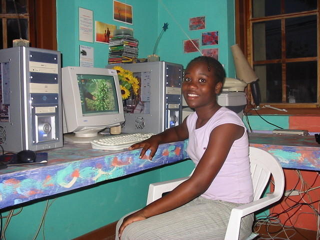 Patrian is one of our Trainees who works with us 3 evenings a week. Patrian is 13 years old and attends Russeas High School in L