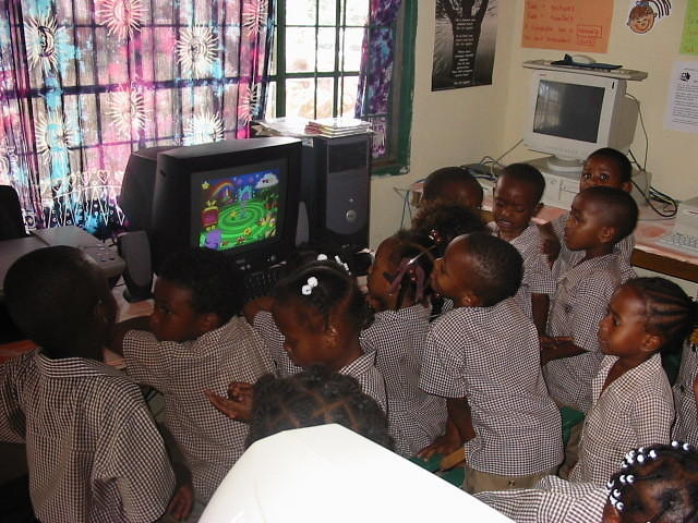 The gifts enable us to begin using Computer Software to improve our PC skills, plus our number, words & picture education.