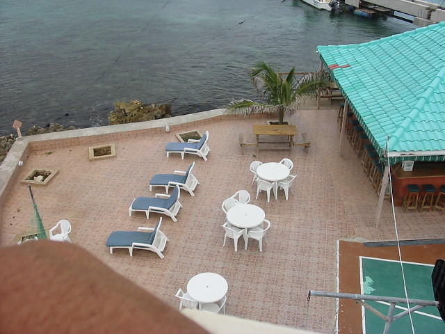 The sun terrace