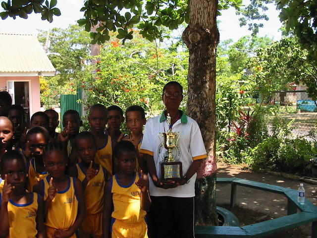 Ms Espie Johnson, sports teacher & trainer extraordinaire - Big UP Ms Johnson for all your hard work & dedication!!