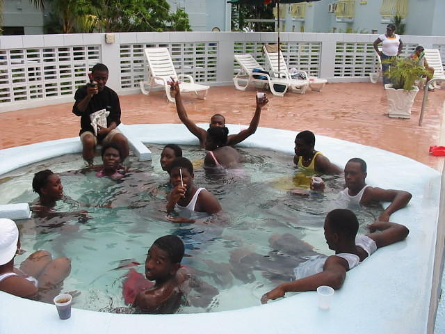 Most of these young Negril people had never been 'guests' in a hotel before