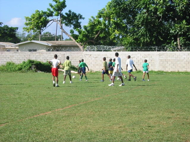 In action
