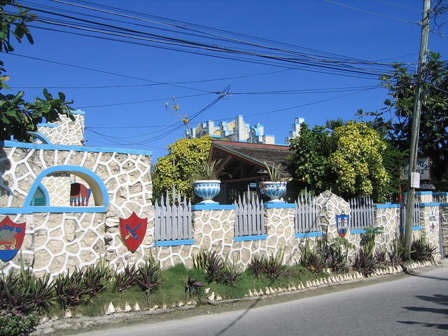 BLUE CAVE FROM ROAD
