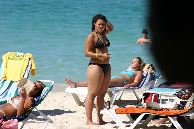 Gretchen at Negril Beach 1