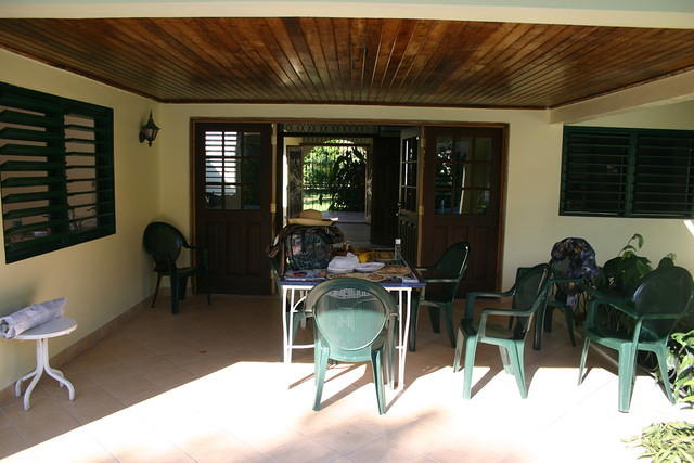 Patio at White Sands Villa