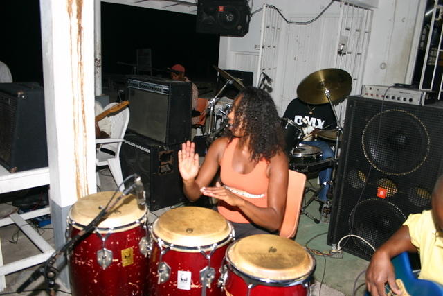 She kept the beat going