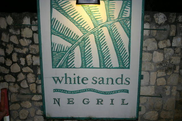 White Sands sign