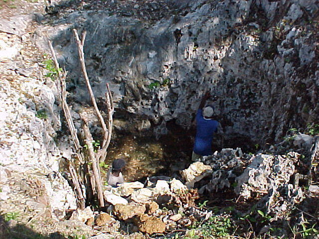 Sewer pit