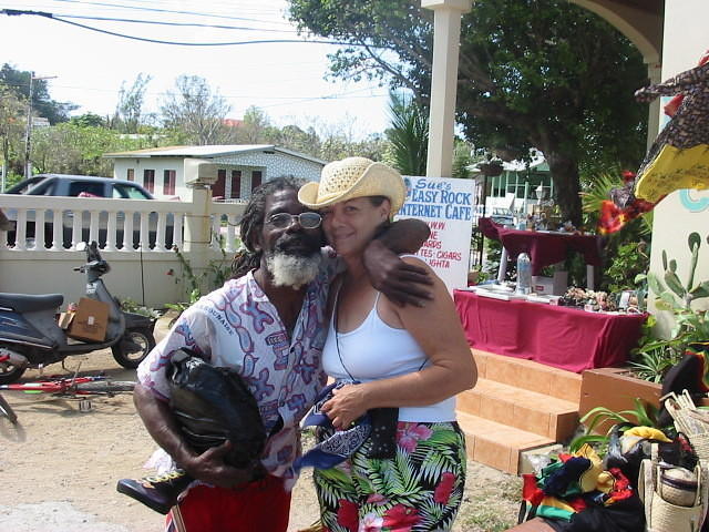 Gearge gives Diane a hug