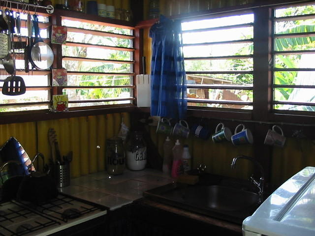 Kitchen, small & of light