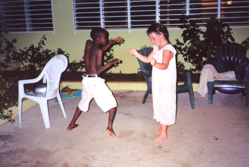 Jeff Jr. & Michaela dancing