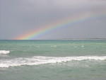 This rainbow was truly amazing today after a short rainfall