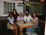 SLP, Negrilaholic, Carol Ann & Miss Myrie with Doc at Chicken Lavish