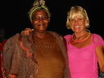Sue & the famous Bella Donna at Sue's Birthday bash