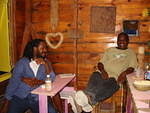 Chigago born Puff Daddy enjoying a few rums with his bredren!