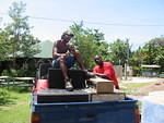 Rickey (DJ 22 Pac) & Kelly ready to take the sound system from Bella Donna's to EZ .. great music, thanks guys!