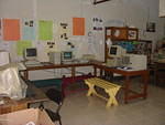 The computers set up and ready, still need software but were working on that too