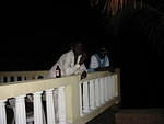 Richie Melody & Kelly Ranks waiting to go on stage