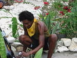DJ 22 Pac working his magic on the Honda amid the new  pathways that he & Kelly Ranks created