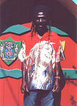 Rasta Benji the day after his Honeymoon