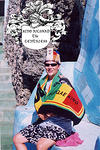 King Richard the Centsless on his throne