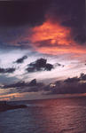 A Negril sunset from atop the Castle