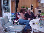 MISTY AND MARE DEEP IN THOUGHT {WINE}