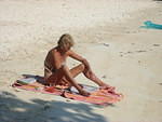 Sunday getting over the stress of the move at Half Moon Beach