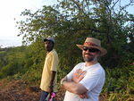 Larry & Garnet on the hill