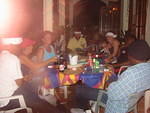 The impromptu party in full swing!