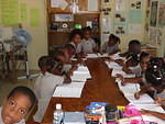 And they have a nice space to learn which was fundraised and built by the parents & Sandals Negril