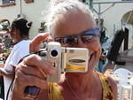 As usual cameras everywhere, this is Gail one of the vendors
