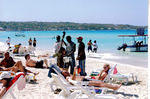 A crowded day on the beach