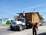 UK Rasta Woman Yvonne's House on its way to her land passes by Easy Rock one Yard Sale Sunday