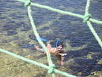 First visitor of the morning was USA Frank arriving by sea!