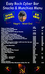 And here's the New Look Snacks Menu too!